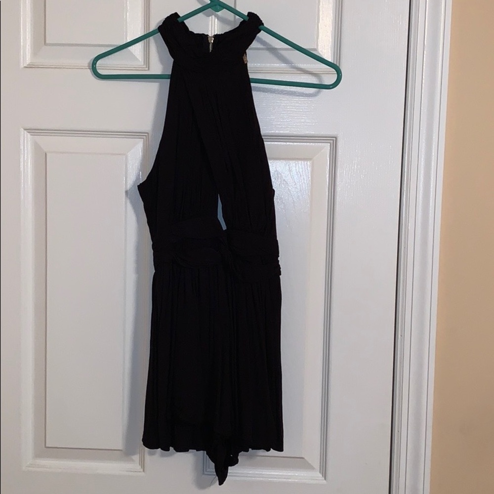 Blackout Cutout Front Romper